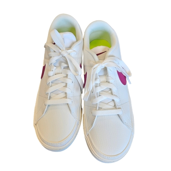 Nike Court Legacy Trainers Sneakers in White NEW Womens - Picture 3 of 10